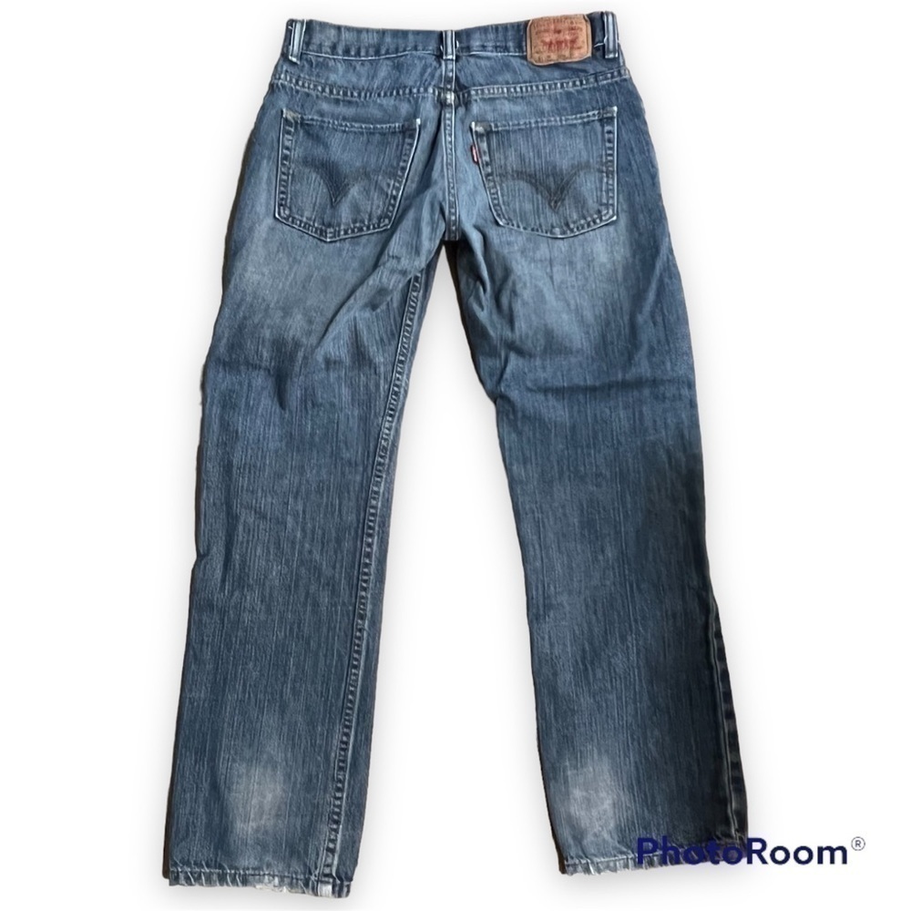 levi’s 511 denim jeans zipper fly 18 regular 29W 29L medium wash 5 pockets.